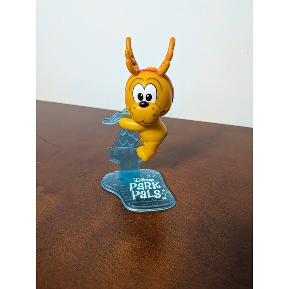 Disney Park Pals PLUTO Reindeer Holiday Christmas Figure Clip-On w/ Stand - Picture 1 of 5